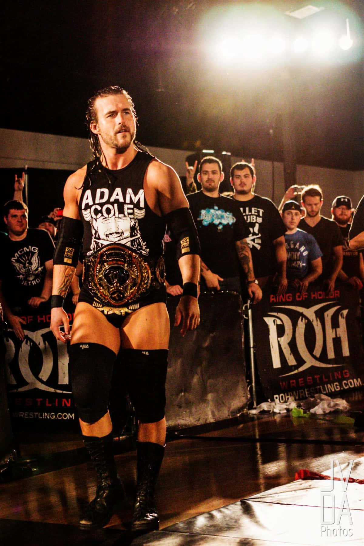 Adam Cole, championship belt, ring, HD Phone Wallpaper