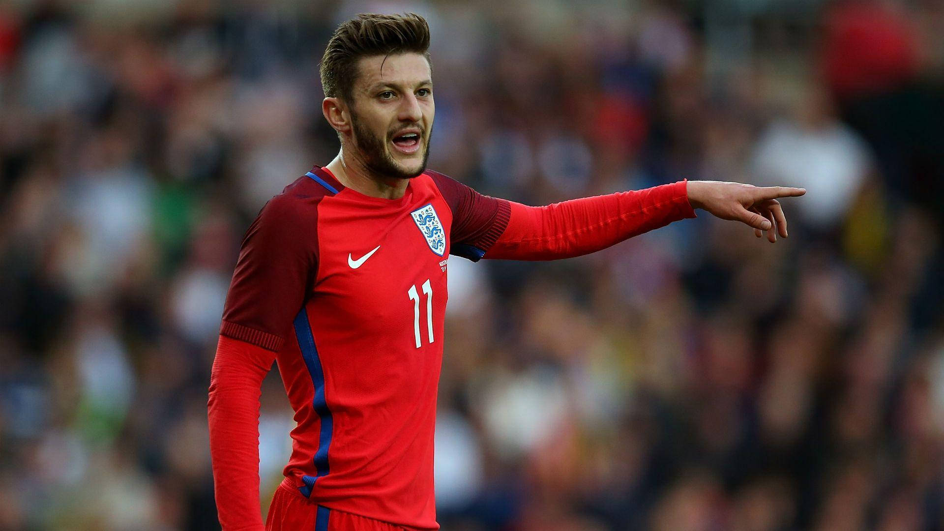 Adam Lallana, red jersey, number 11, Full HD Desktop Wallpaper