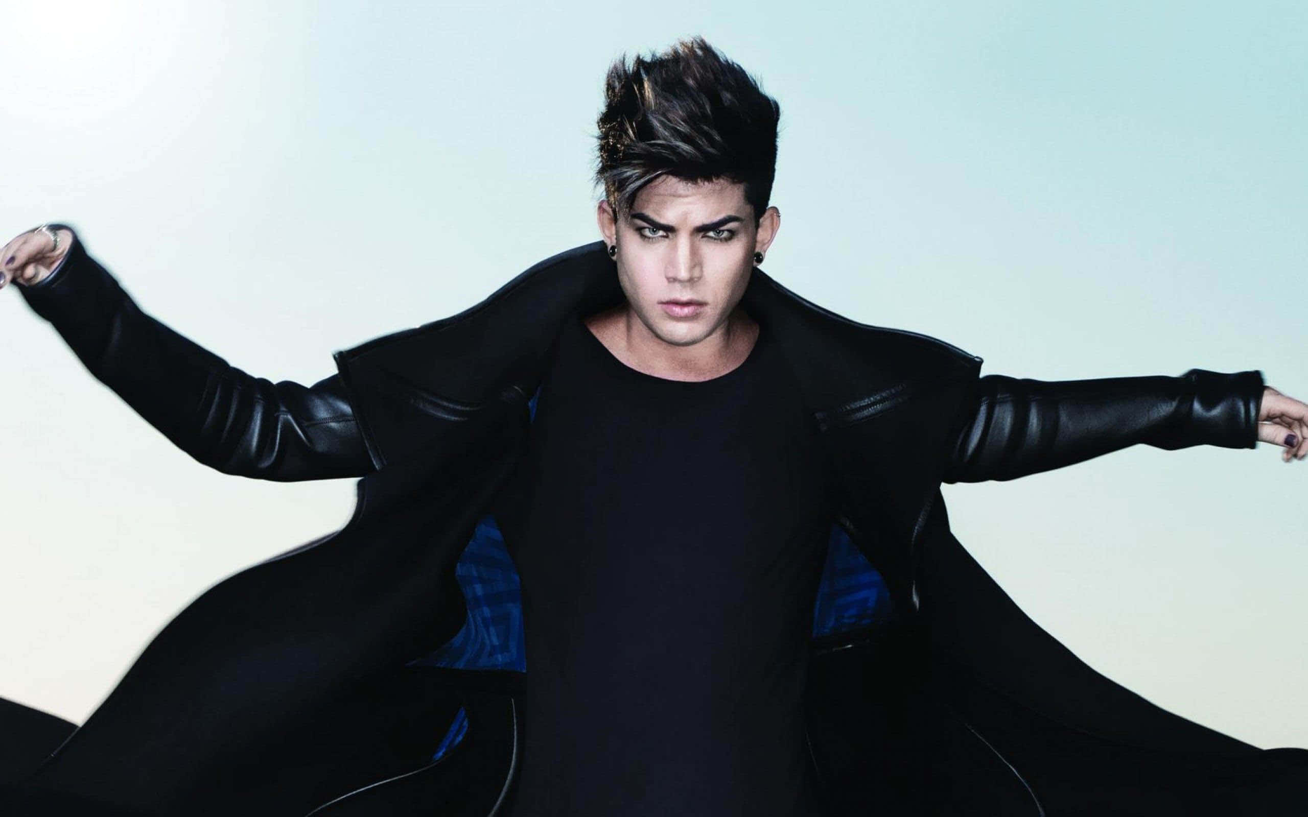 adam lambert, spiky hair, dramatic makeup, 2K Desktop Wallpaper
