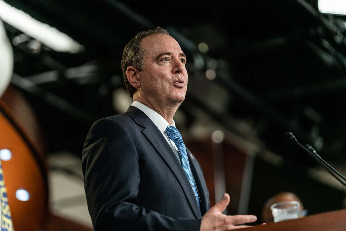Adam Schiff, dark suit, blue tie, HD Desktop Wallpaper