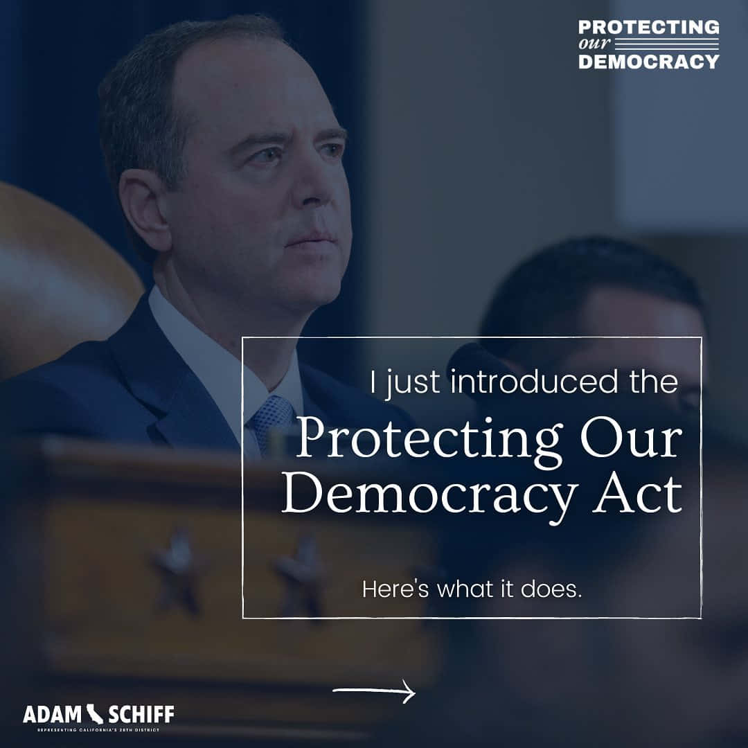 Adam Schiff, Protecting Our Democracy Act, suit, SD Desktop Wallpaper