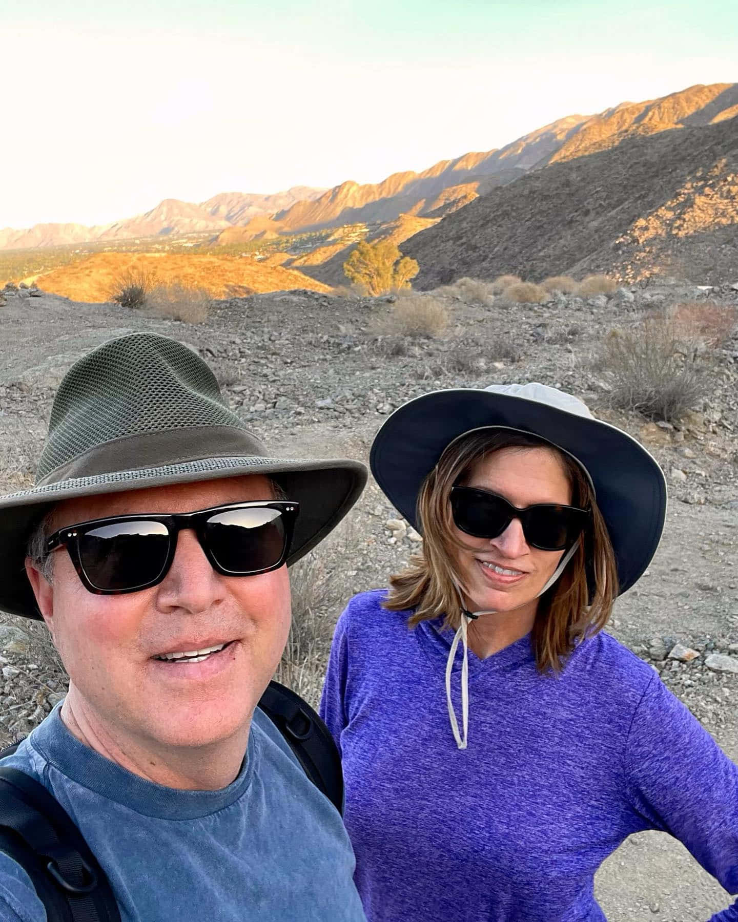 Adam Schiff, hiking, rocky desert trail, HD Phone Wallpaper
