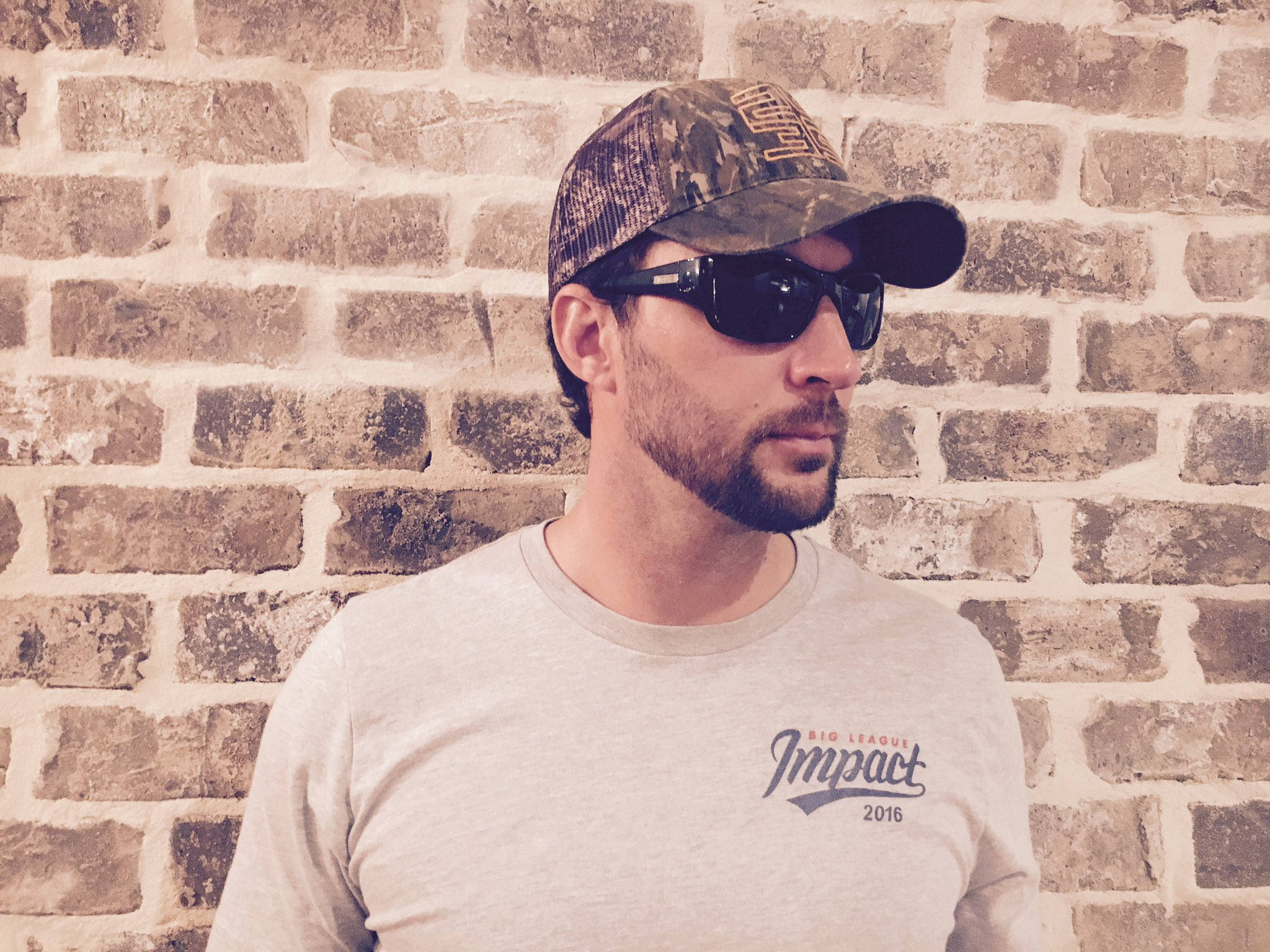 Adam Wainwright, camouflage cap, sunglasses, Full HD Desktop Wallpaper