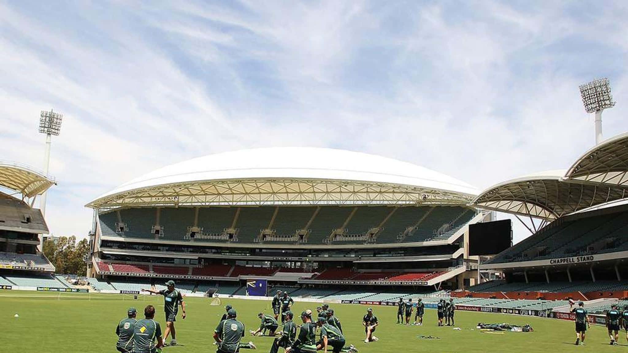 Adelaide Oval, green uniforms, vibrant green field, Full HD Desktop Wallpaper