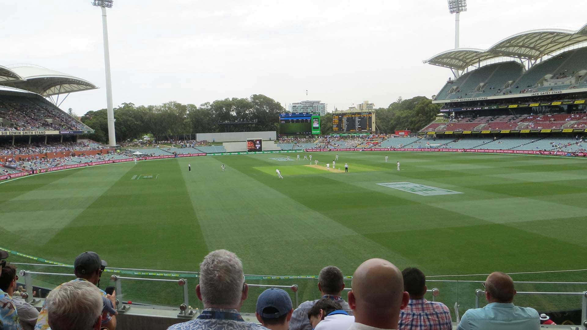 Adelaide Oval, cricket match, vibrant green field, Full HD Desktop Wallpaper