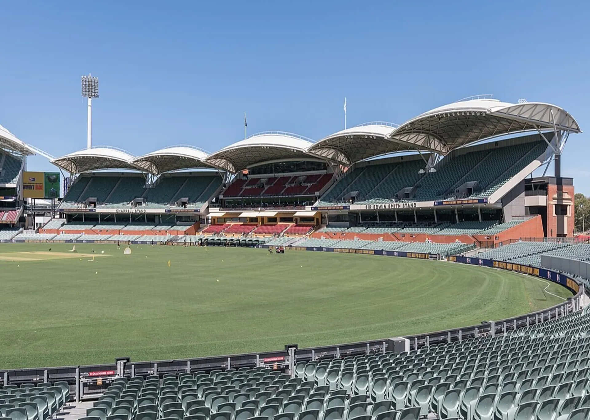 Adelaide Oval, cricket stadium, green turf, Full HD Desktop Wallpaper
