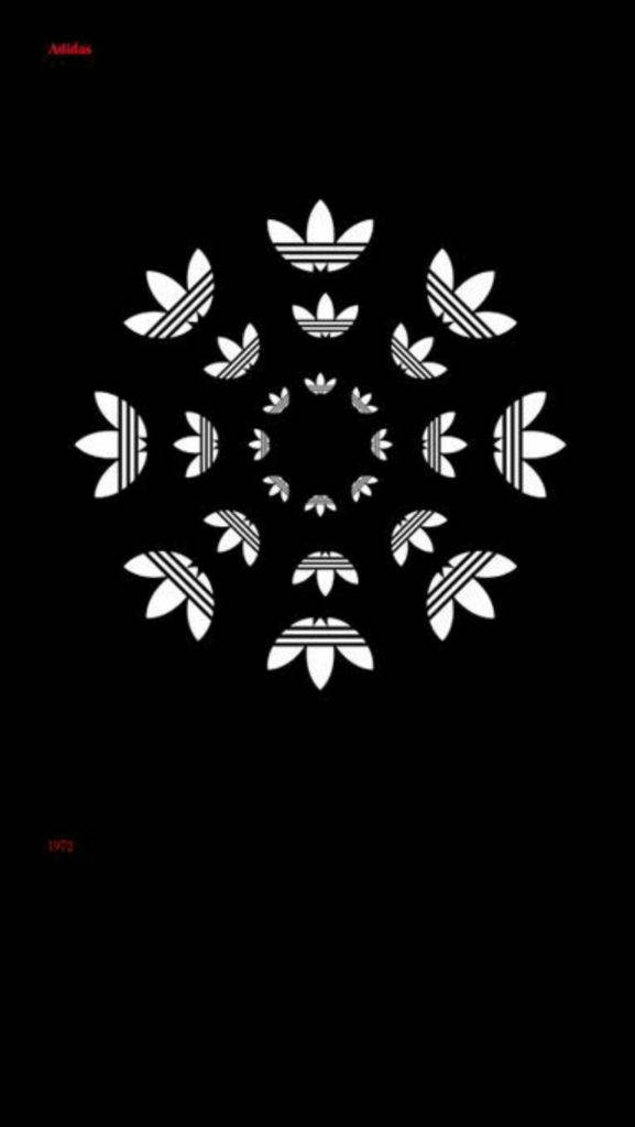 Adidas, iPhone, black background, SD Phone Wallpaper