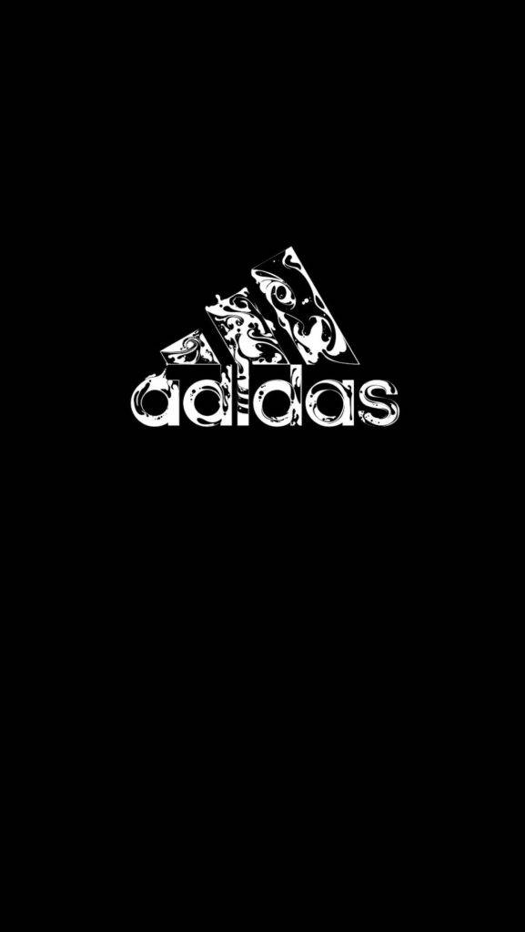 Adidas, iPhone, white Adidas logo, SD Phone Wallpaper