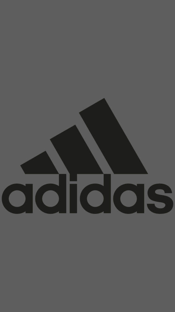 Adidas, iPhone, black Adidas logo, SD Phone Wallpaper