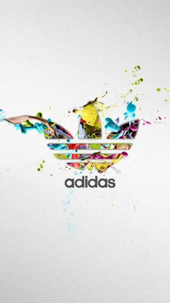 Adidas, iPhone, paint splatter, SD Phone Wallpaper