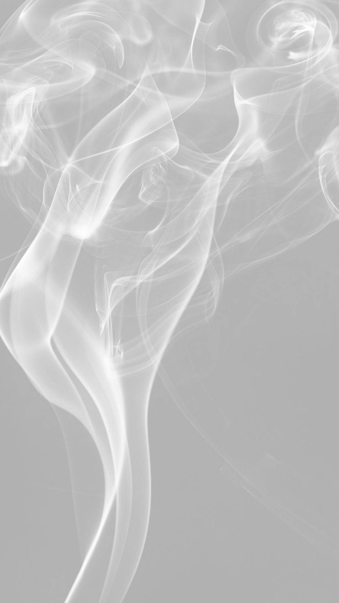 Smoke White Aesthetic iPhone, white smoke, soft gray background, Full HD Phone Wallpaper