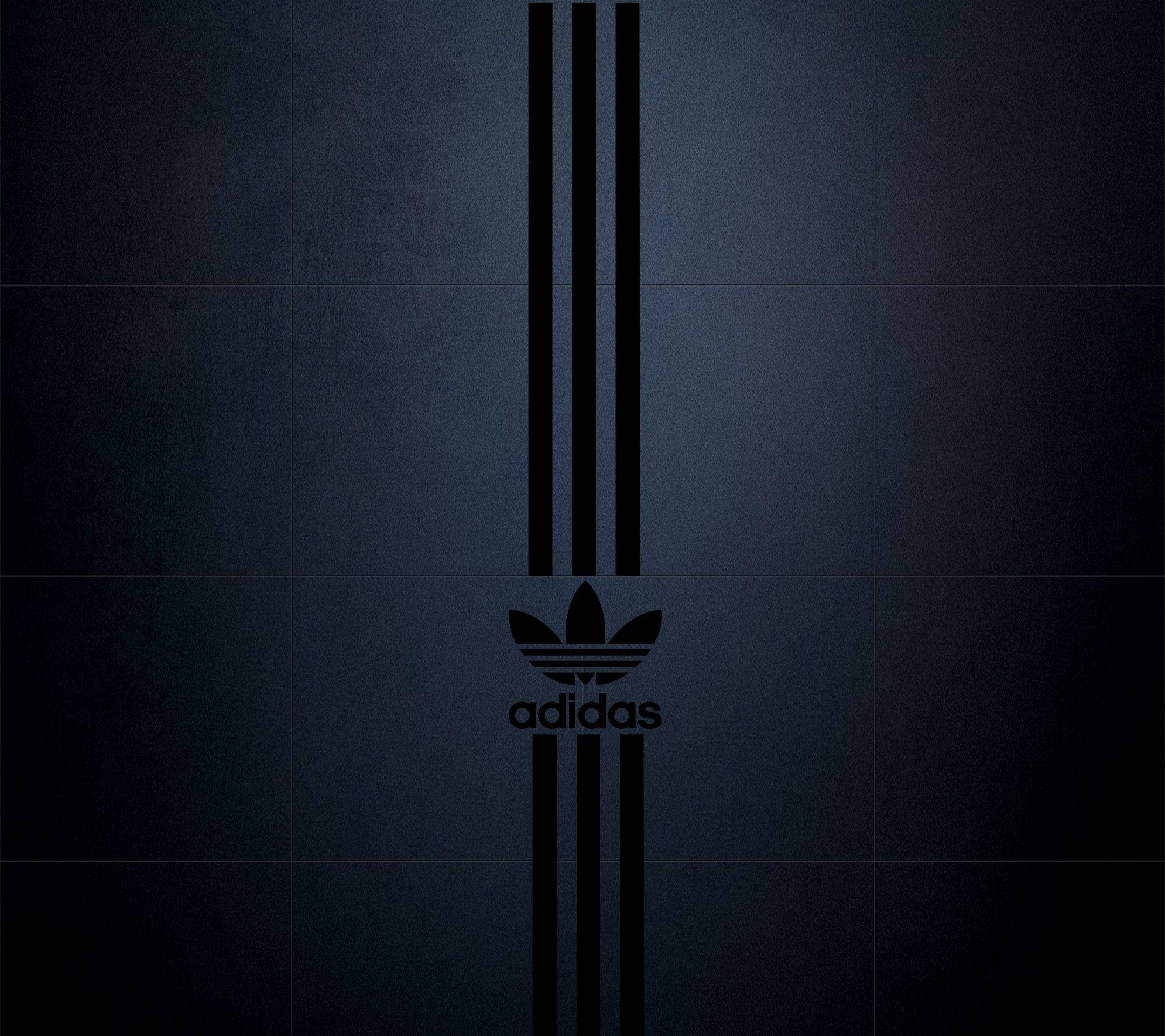 Adidas, matte black, three stripes, Full HD Desktop Wallpaper