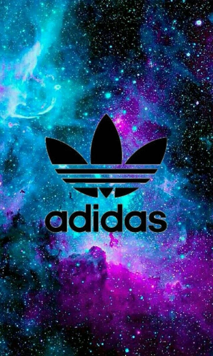 Adidas, brand logo, galaxy, SD Phone Wallpaper