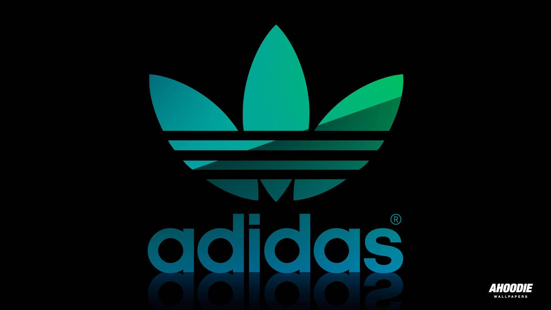 Adidas, teal, three stripes, Full HD Desktop Wallpaper