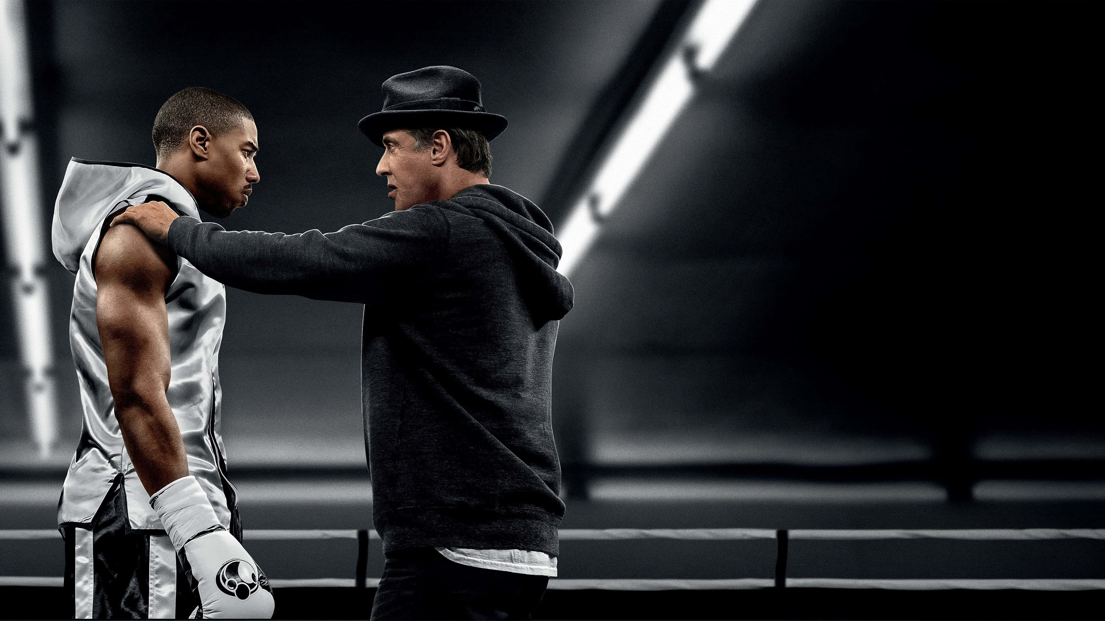 Adonis Creed, Creed, white gloves, 4K Desktop Wallpaper