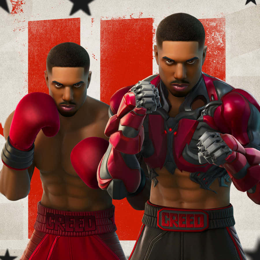 Adonis Creed, red gloves, red armored gloves, SD Desktop Wallpaper