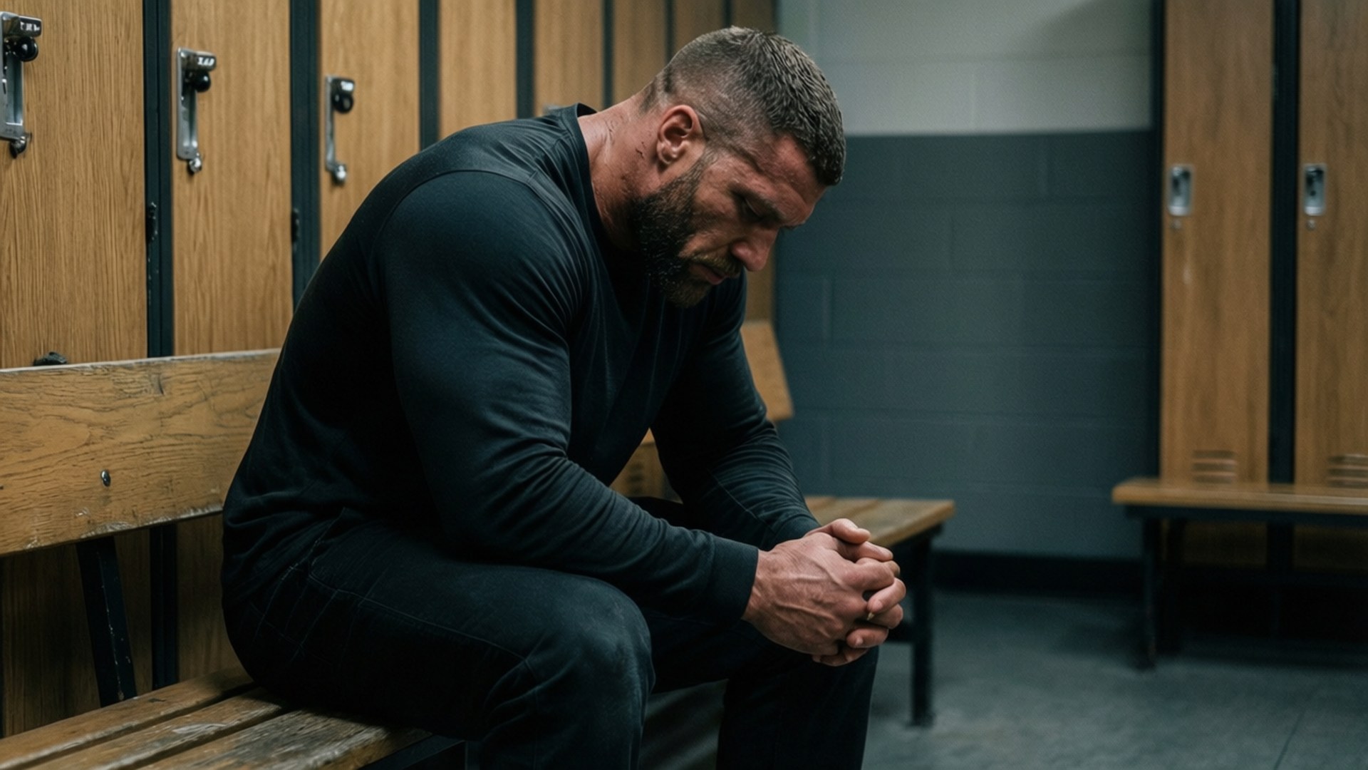 Adonis Creed, locker room, emotional shot, Full HD Desktop Wallpaper
