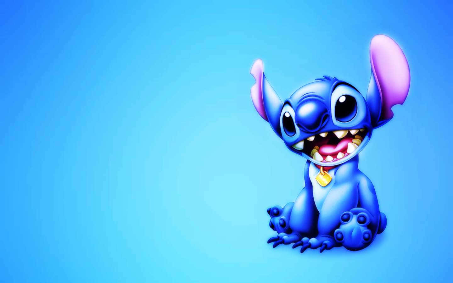 Stitch, blue alien, big ears, HD Desktop Wallpaper
