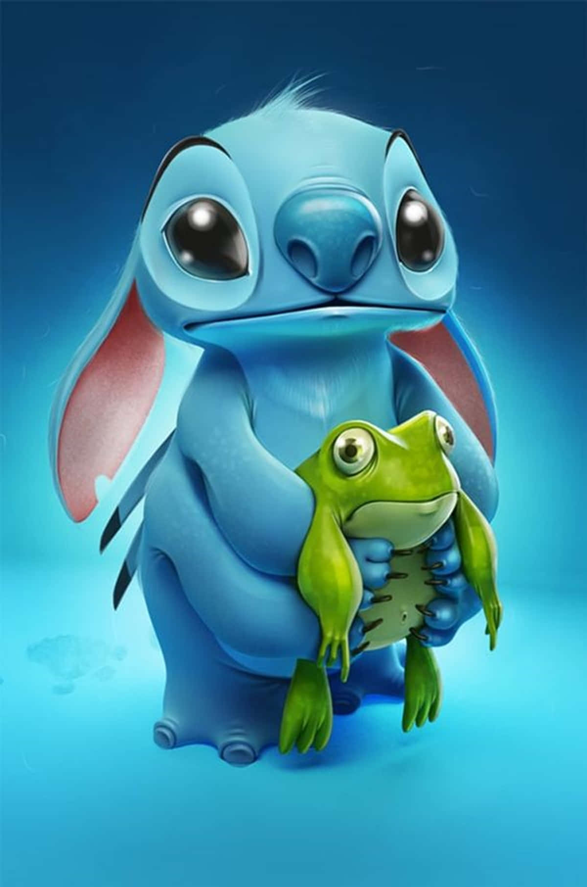 Adorable Stitch, Stitch, blue alien, HD Phone Wallpaper