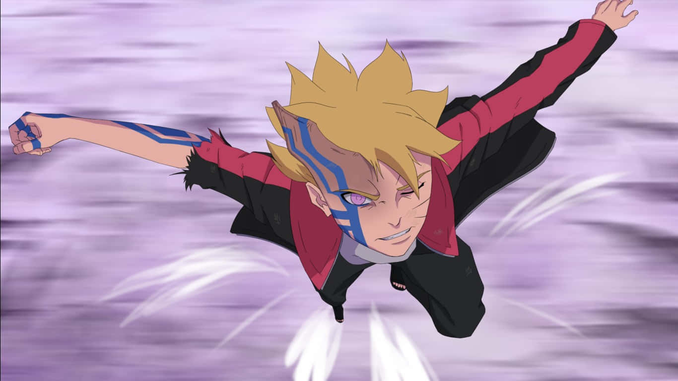 Adult Boruto, Boruto, purple background, HD Desktop Wallpaper