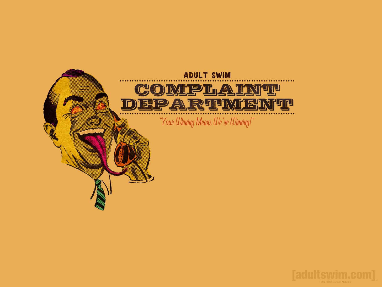 Adult Swim, mustard yellow, glowing eyes, HD Desktop Wallpaper