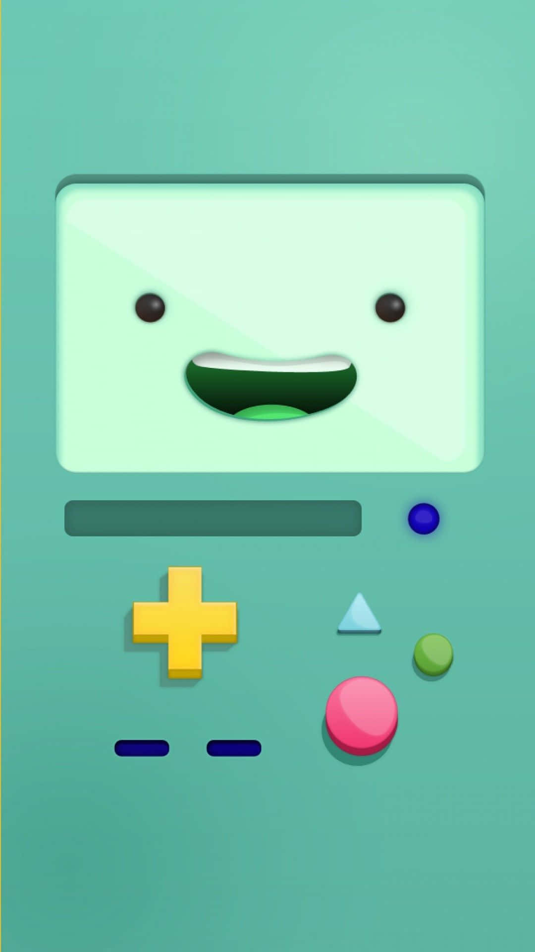 Adventure Time, iPhone, teal background, Full HD Phone Wallpaper