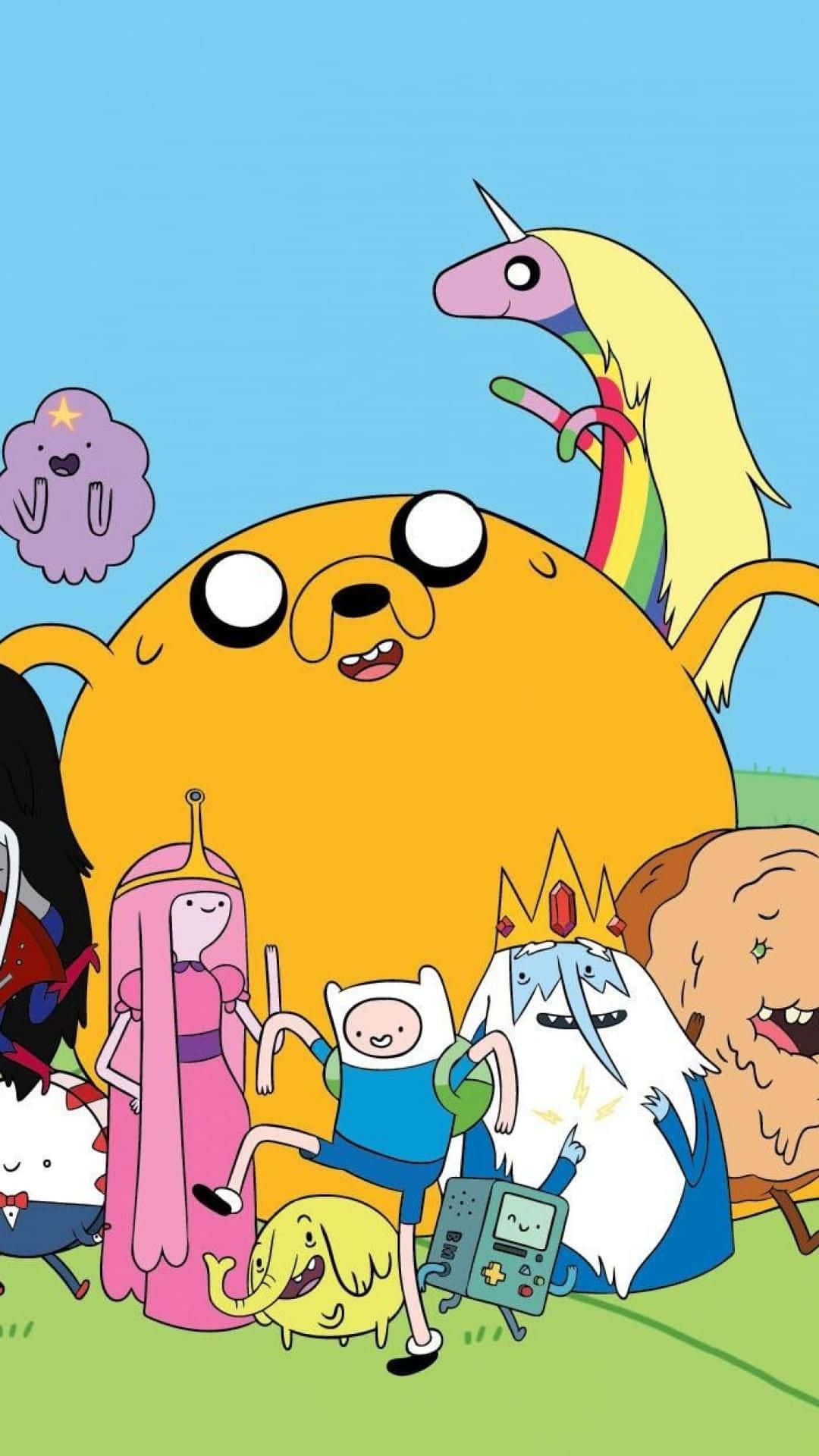 Adventure Time, iPhone, giant yellow dog, Full HD Phone Wallpaper