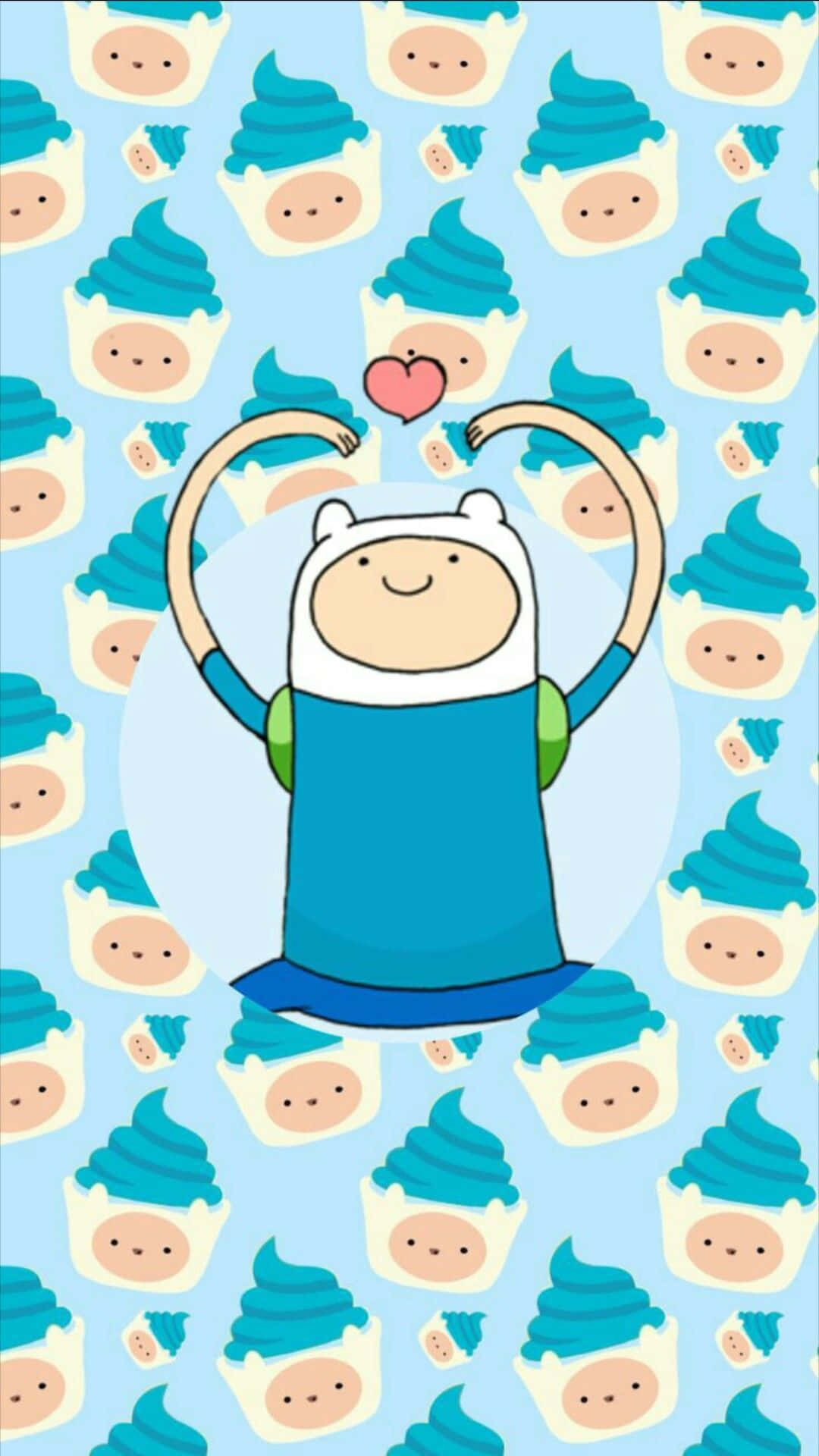Adventure Time, iPhone, blue outfit, Full HD Phone Wallpaper