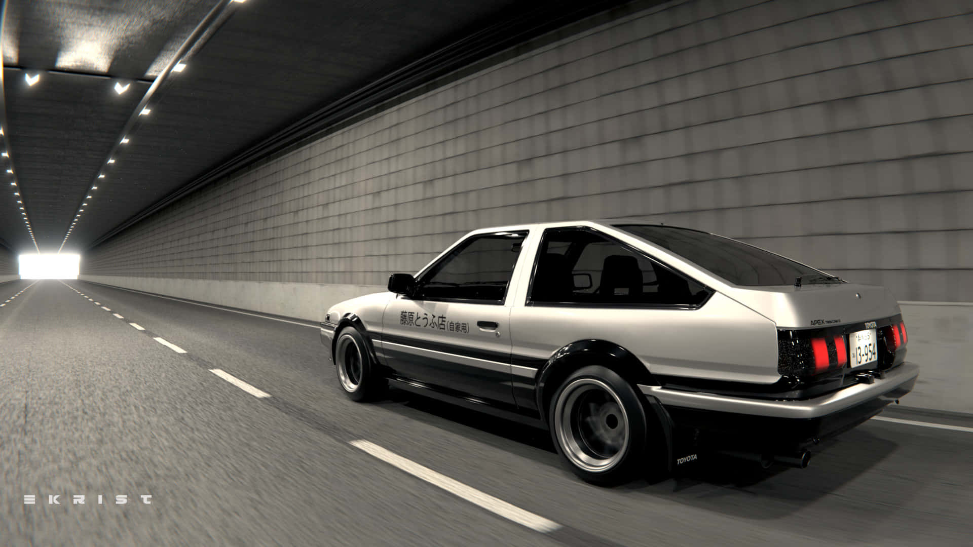 AE86, silver, sports car, Full HD Desktop Wallpaper