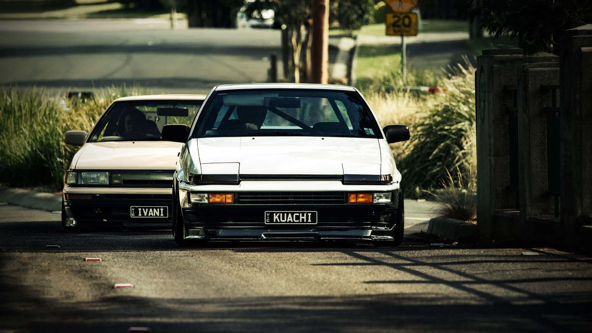 AE86, Toyota Corolla, white, Full HD Desktop Wallpaper