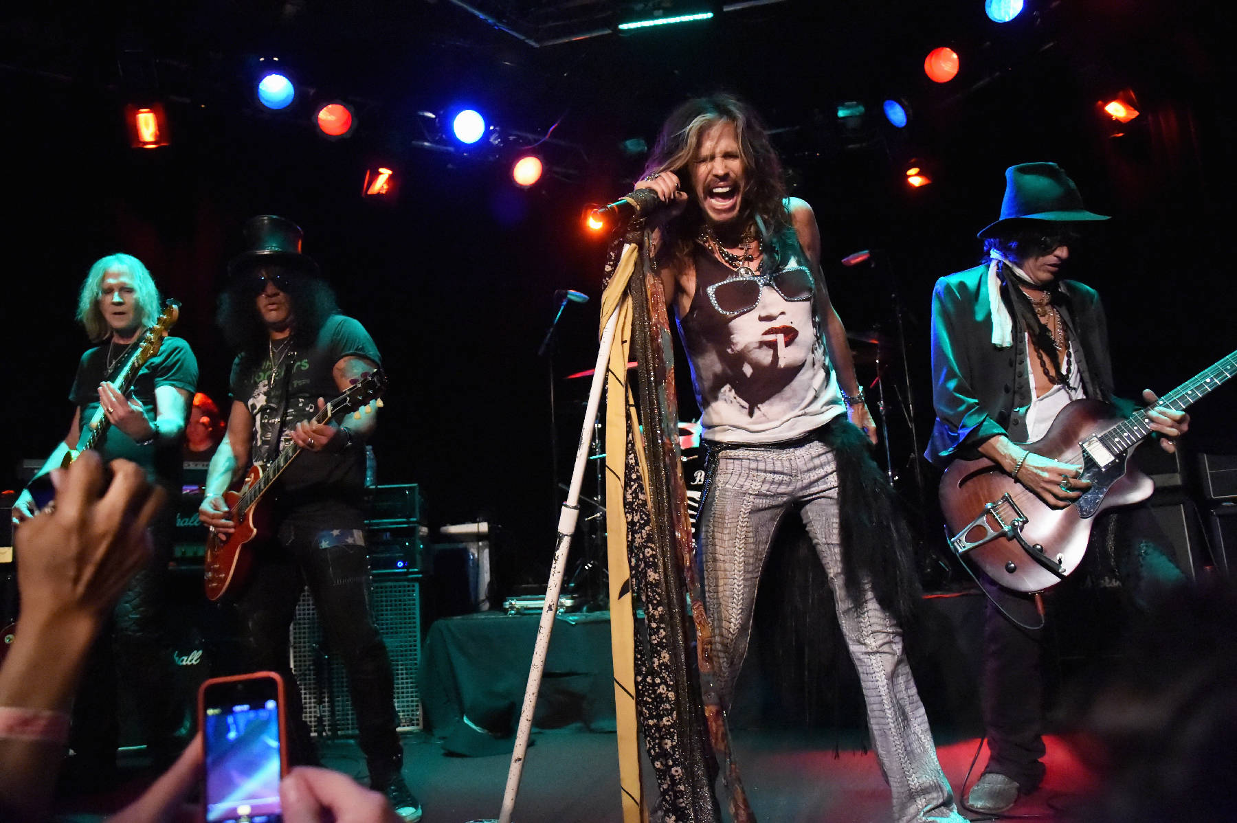 Aerosmith, rock band, live music concert stage, HD Desktop Wallpaper