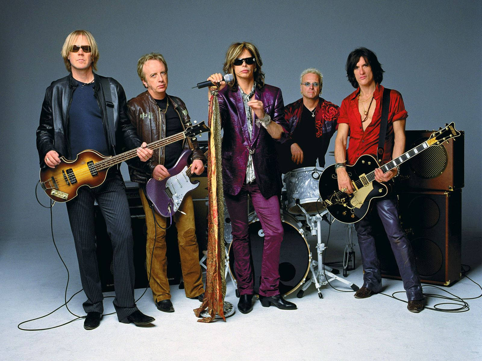 Aerosmith, leather, purple velvet, HD Desktop Wallpaper
