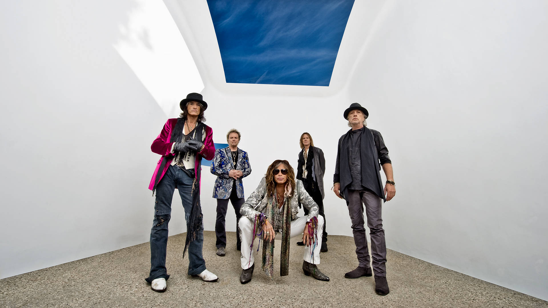 Aerosmith, rock band, classic band photoshoot, Full HD Desktop Wallpaper