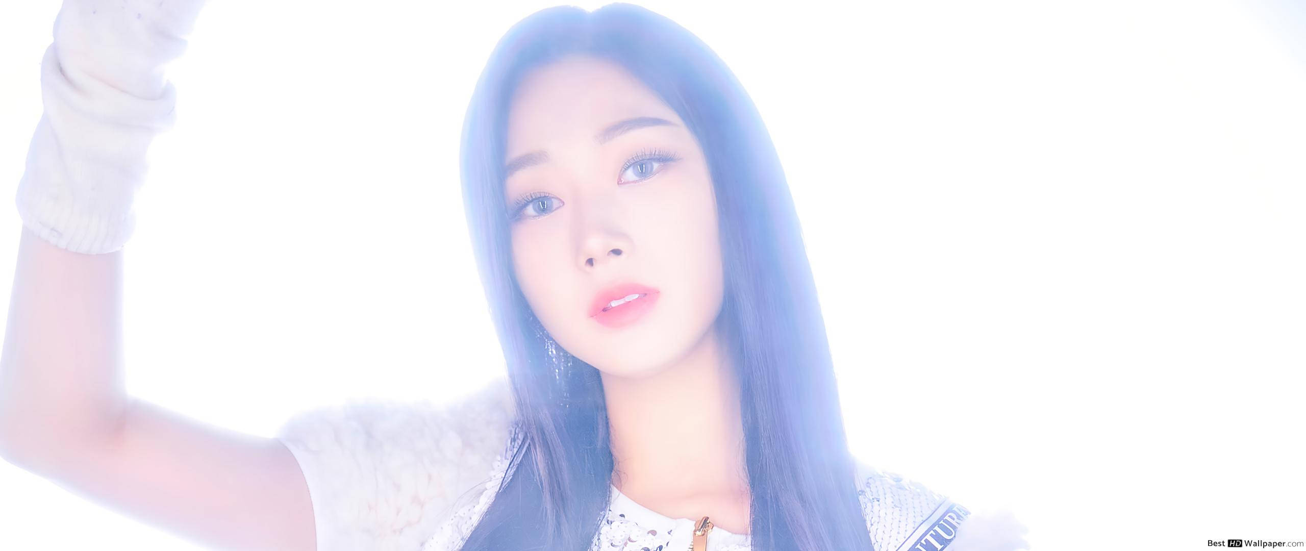 Aespa, K-Pop Fusion, ethereal blue lighting, 2K Desktop Wallpaper