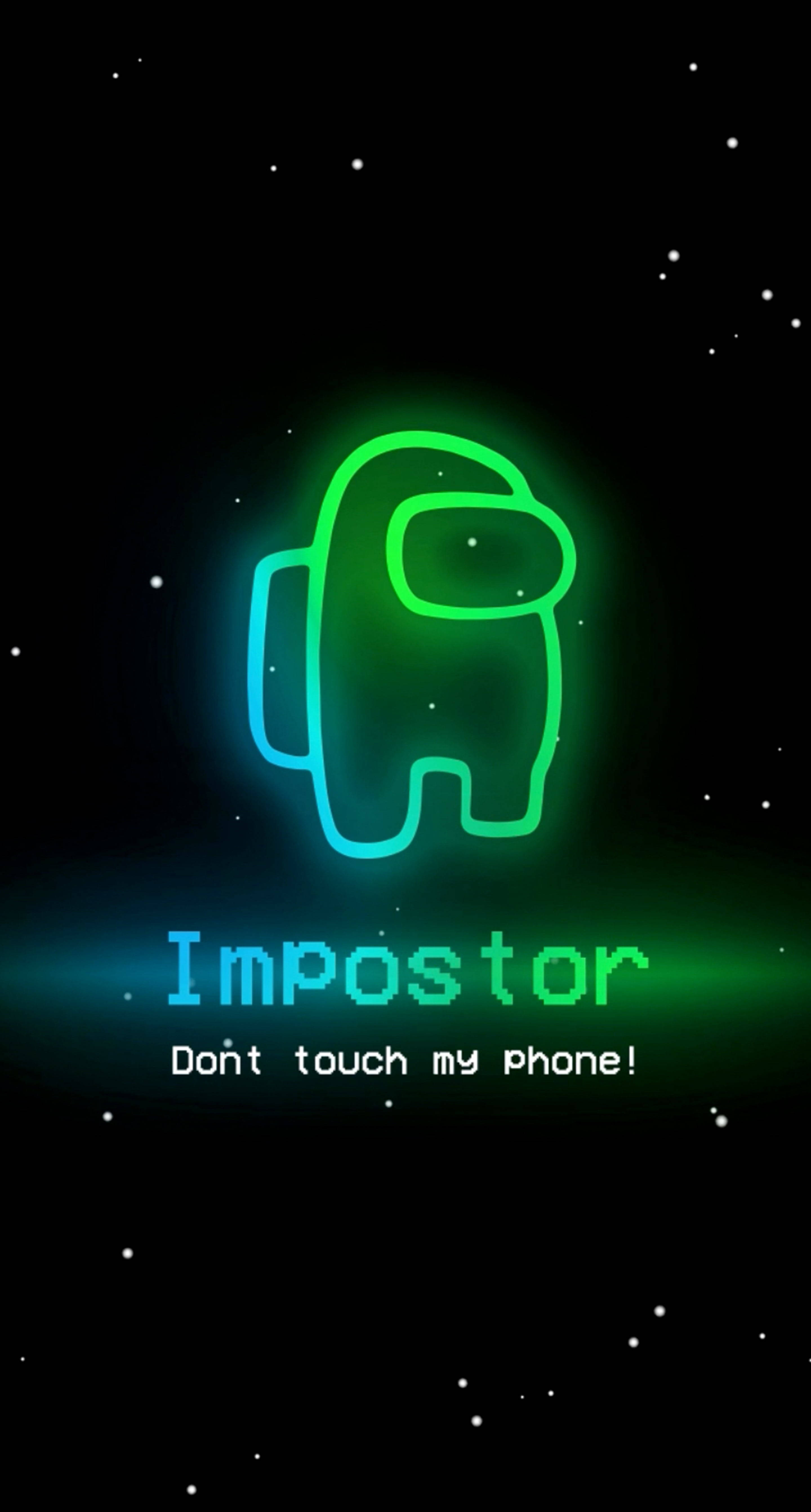 neon green, impostor character, Among Us, 5K Phone Wallpaper
