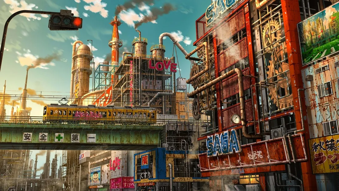 Aesthetic Anime City