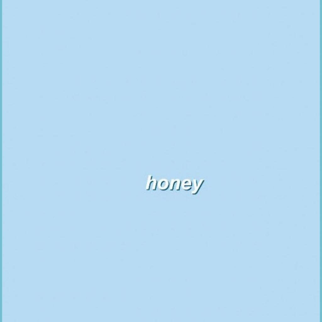 Honey, baby blue, pastel blue, SD Desktop Wallpaper
