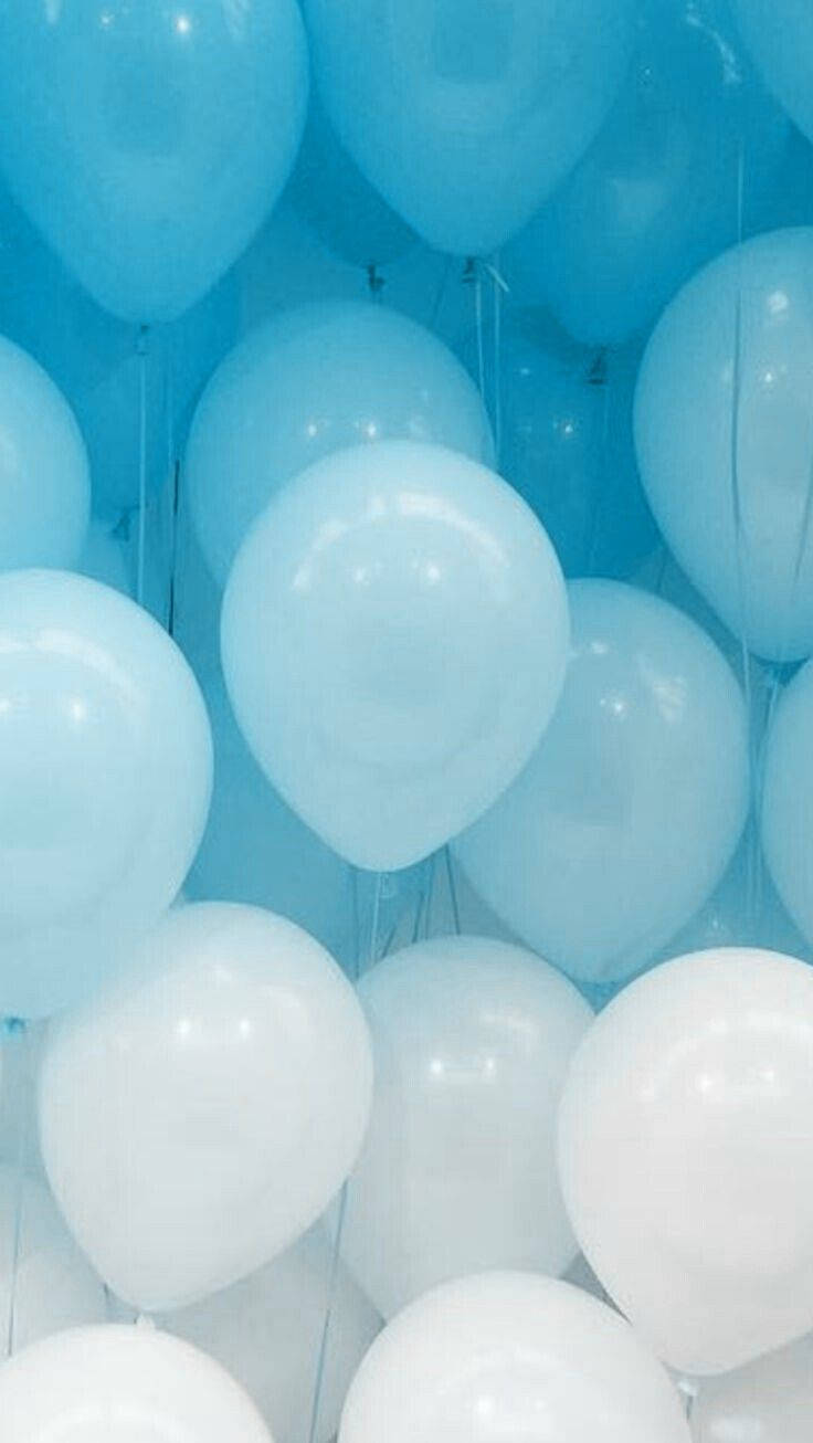aesthetic baby blue, light blue, white, HD Phone Wallpaper