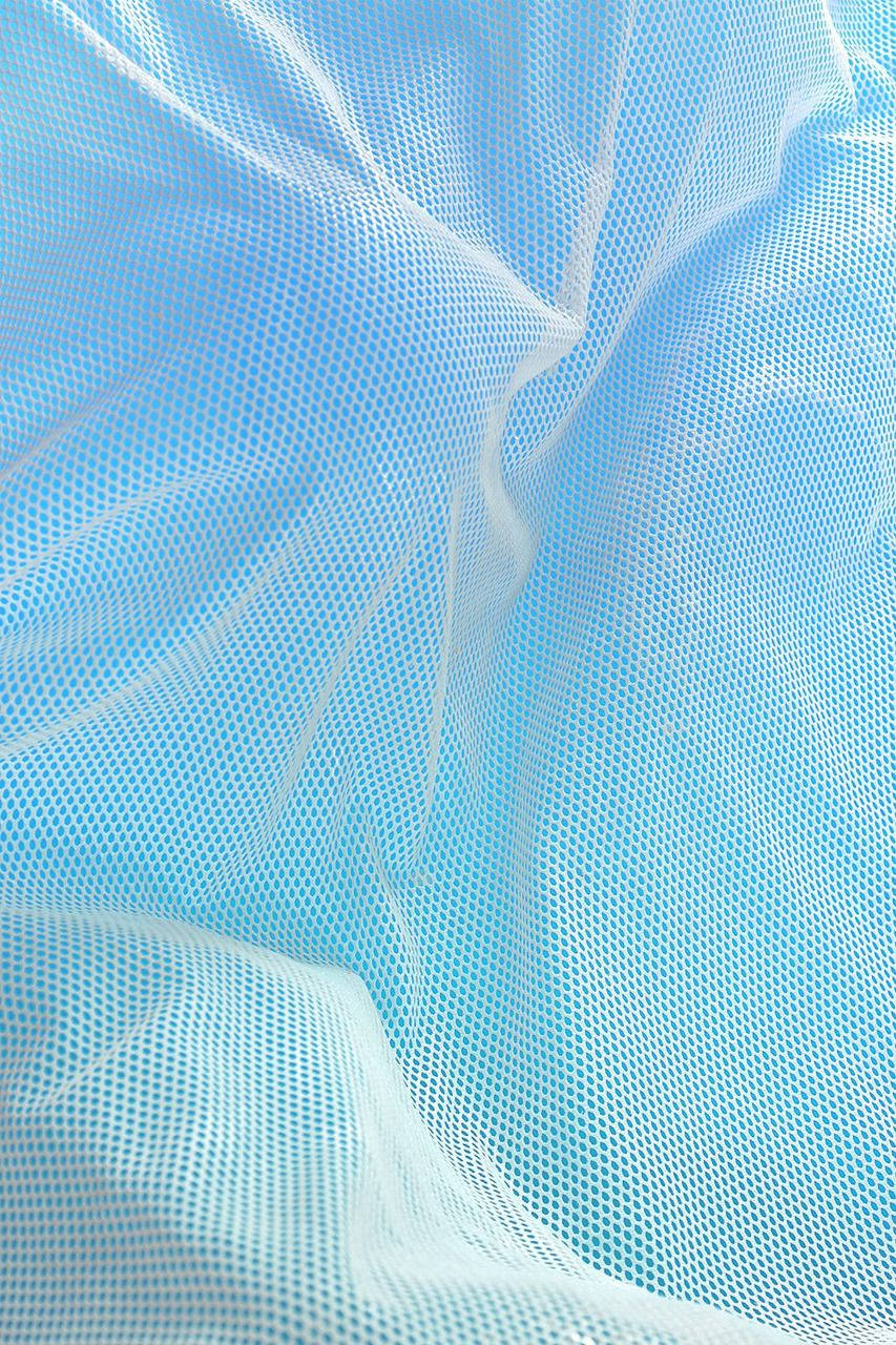 Aesthetic Baby Blue, white mesh fabric, soft blue background, HD Phone Wallpaper