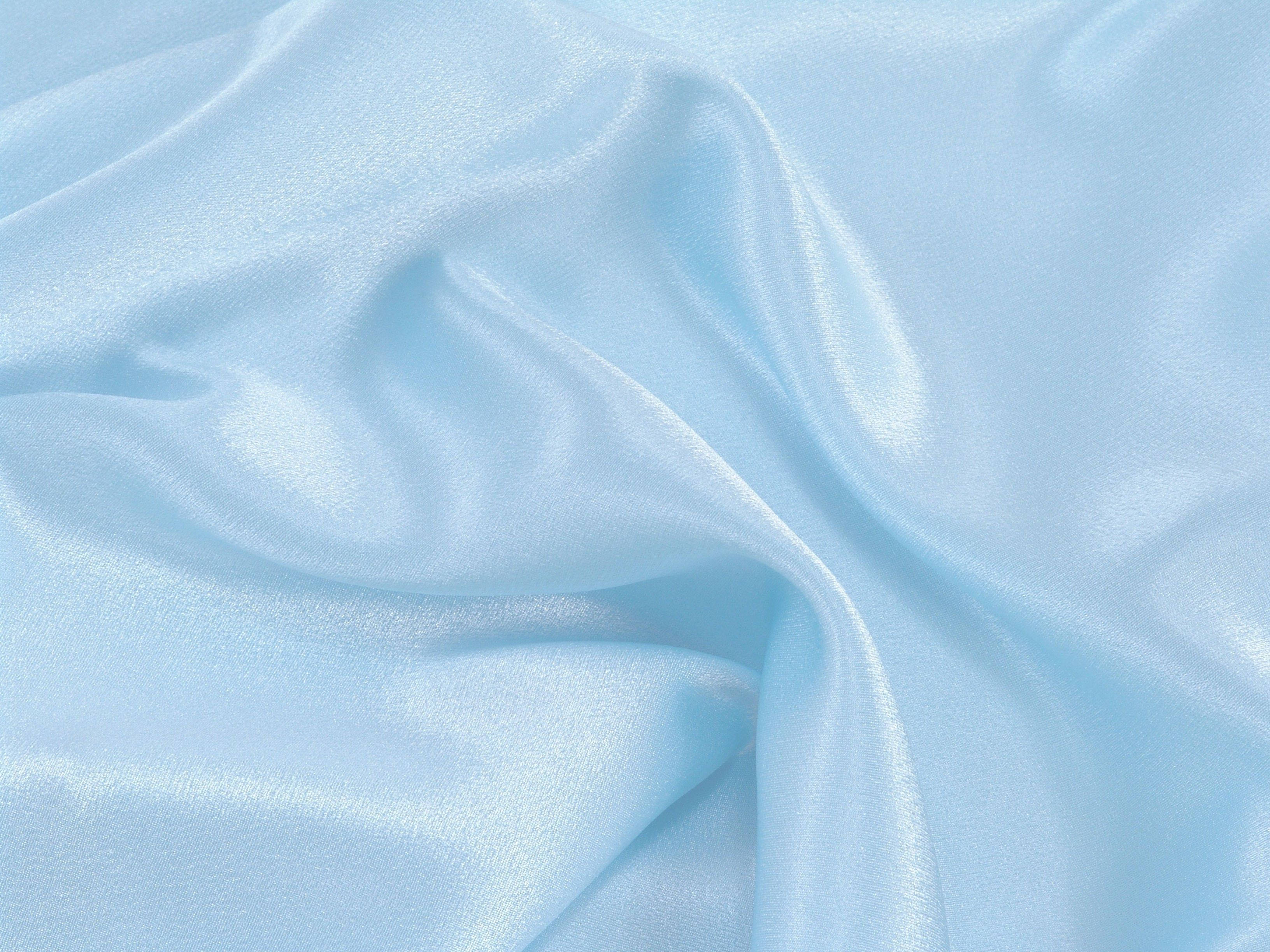 Aesthetic Baby Blue, soft light blue, satin fabric, 2K Desktop Wallpaper
