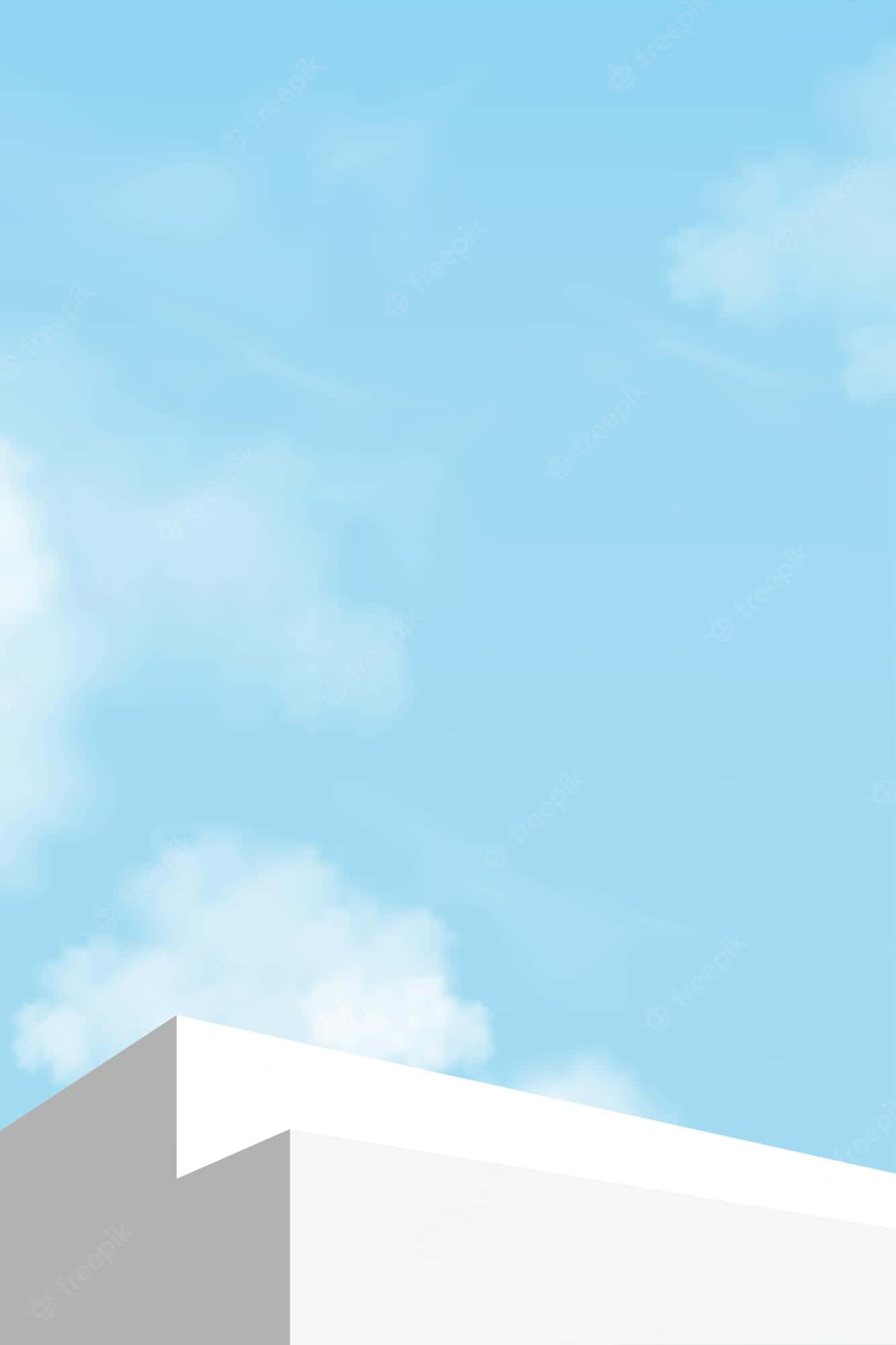 Baby Blue, light blue, geometric step, Full HD Phone Wallpaper