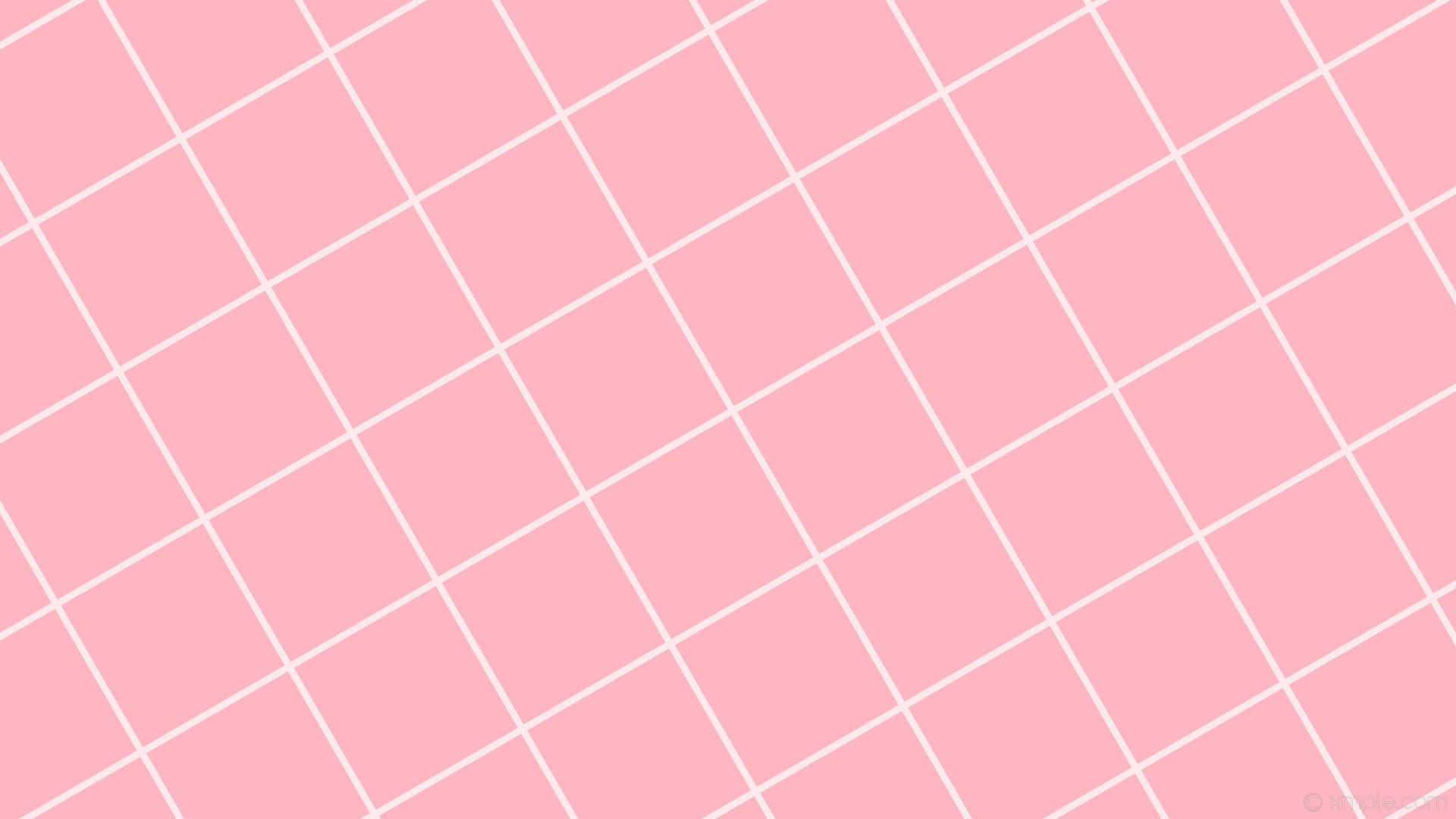 Aesthetic Baby Pink, soft pink background, subtle diagonal grid pattern, Full HD Desktop Wallpaper
