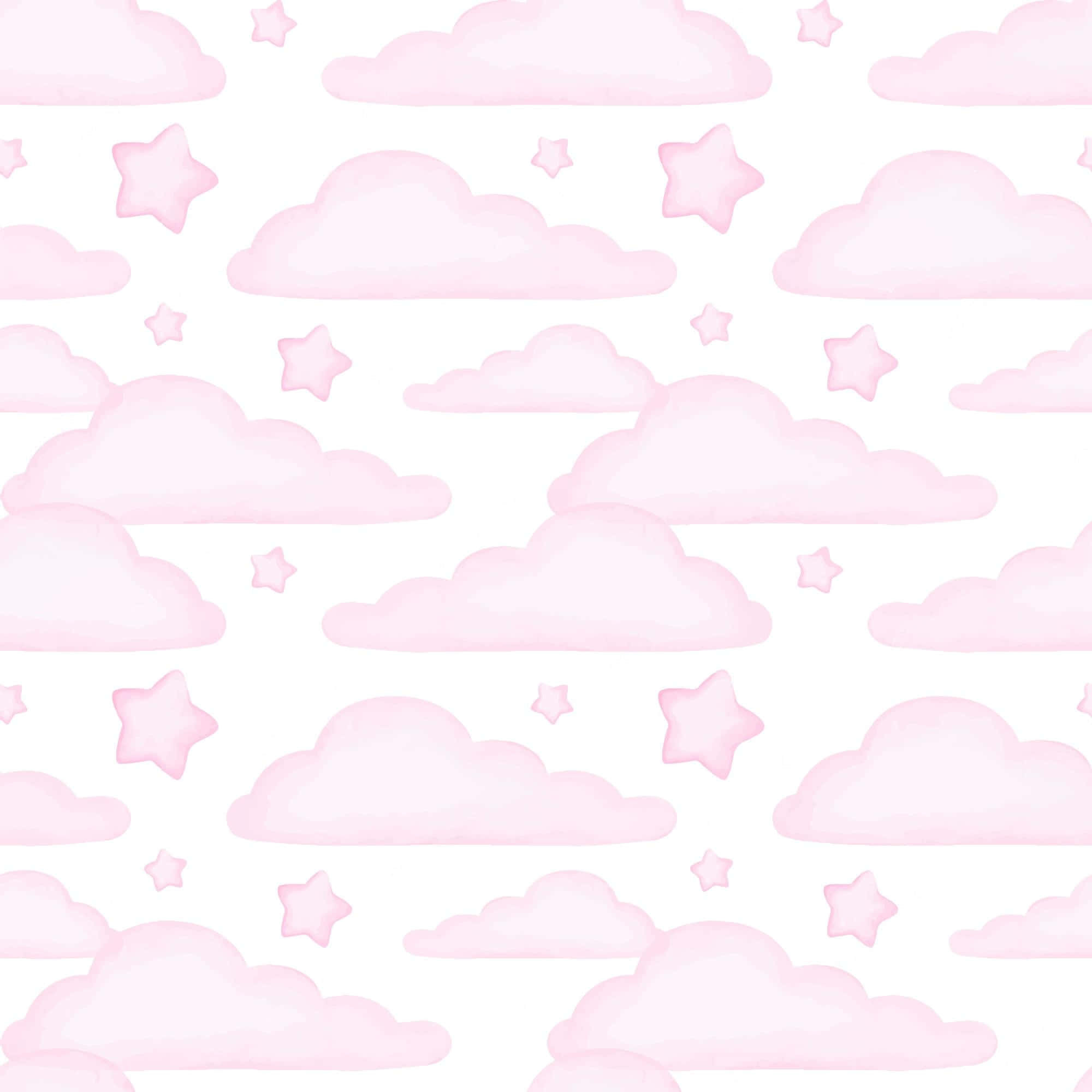 baby girl, pink outfit, soft pink clouds, Full HD Desktop Wallpaper