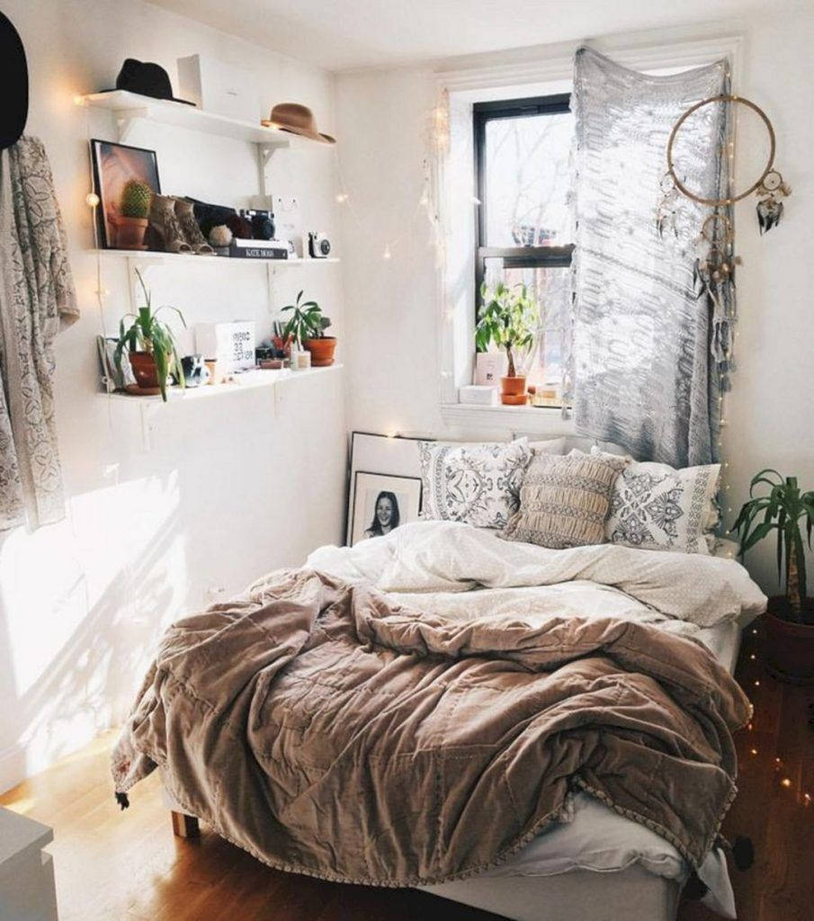 Sunlight, window, cozy bedroom, SD Phone Wallpaper