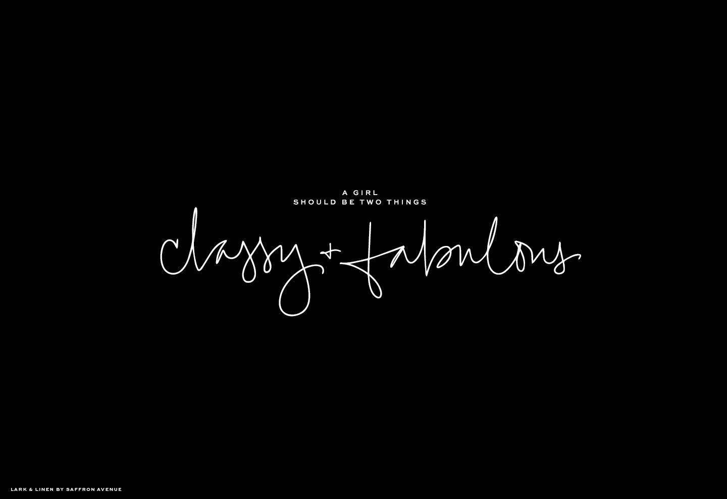 classy, fabulous, white cursive typography, HD Desktop Wallpaper