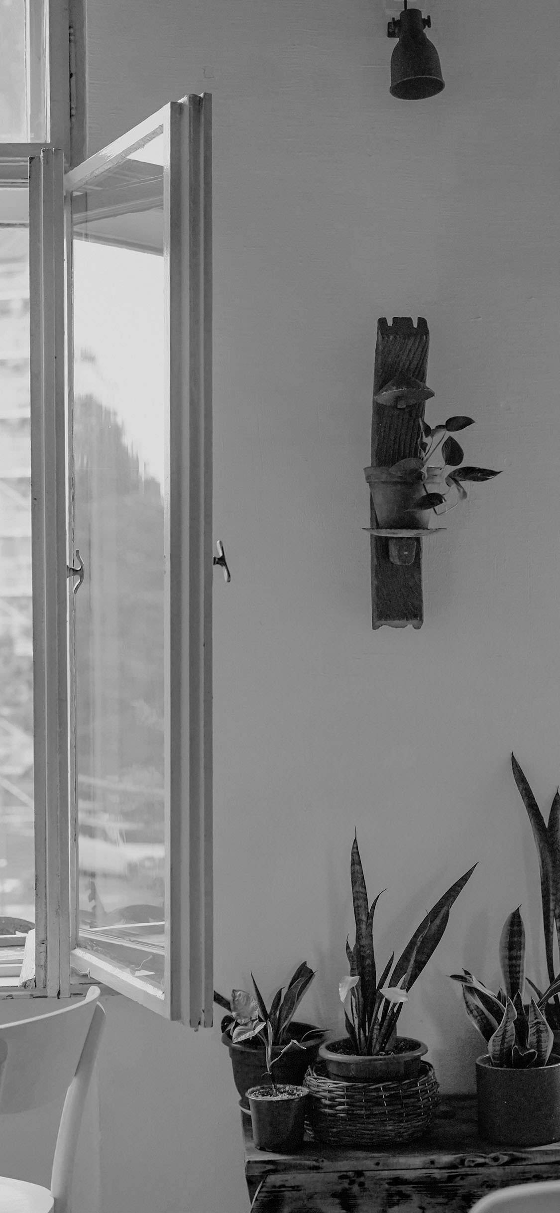 Aesthetic Black And White, iPhone, monochrome, Full HD Phone Wallpaper