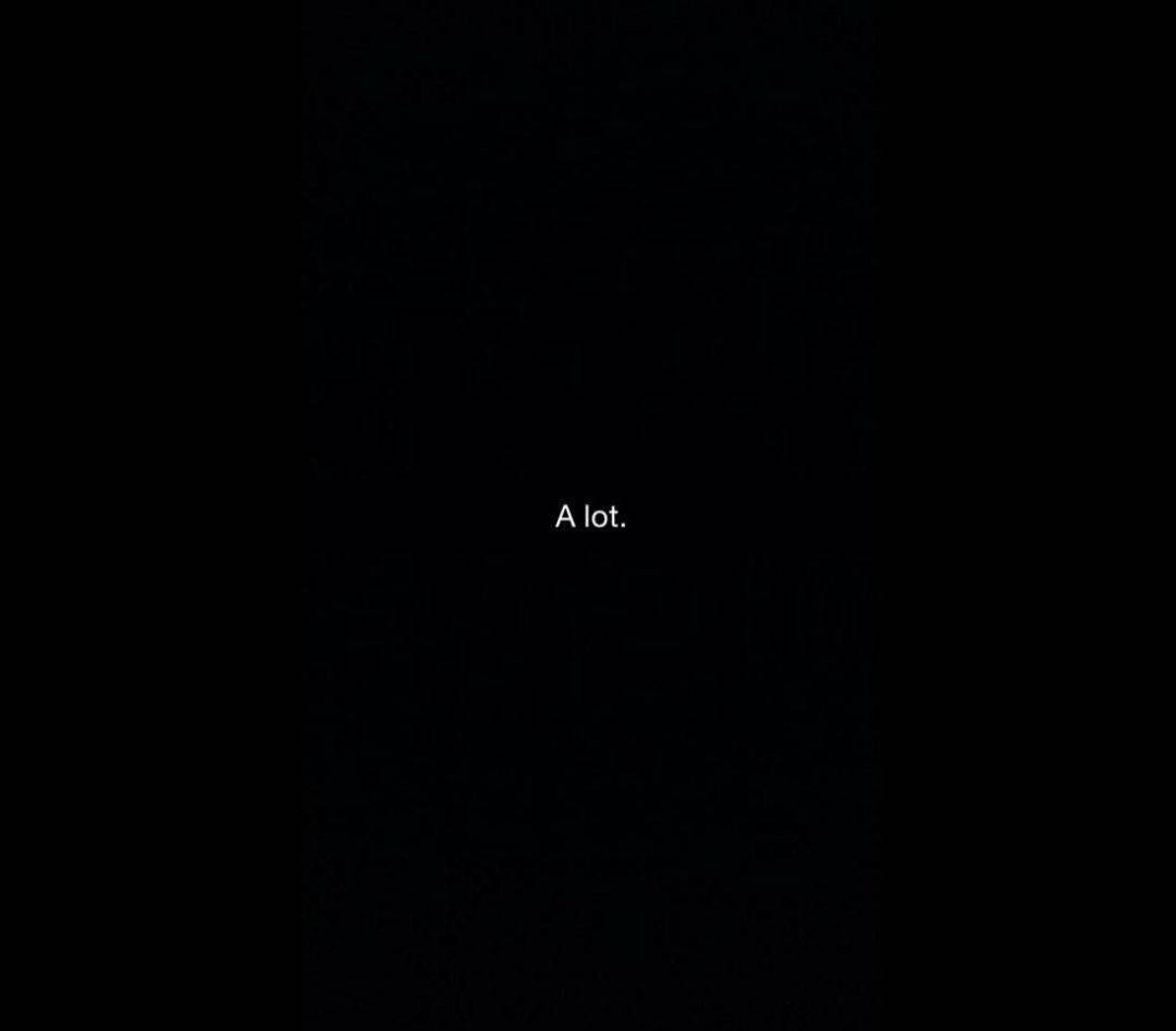 A lot, black background, minimalist white text, SD Desktop Wallpaper
