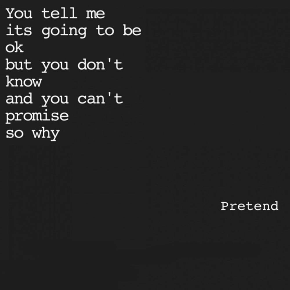 Aesthetic Black Quotes, white text, black background, SD Desktop Wallpaper