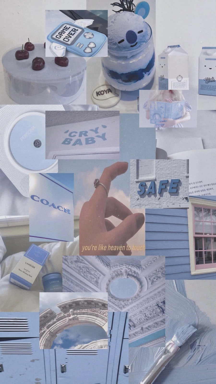 blue-toned, vintage items, desserts, HD Phone Wallpaper