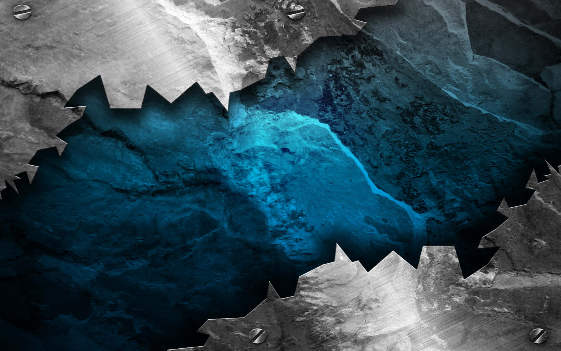 aesthetic blue grunge, deep blue turbulent water, scratched silver surface, Full HD Desktop Wallpaper